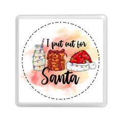 Santa Cookies Christmas Memory Card Reader (square)