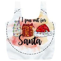 Santa Cookies Christmas Full Print Recycle Bag (xl)