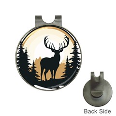 Deer Wildlife Nature Hat Clips With Golf Markers