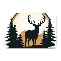 Deer Wildlife Nature Small Doormat