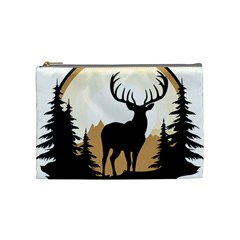 Deer Wildlife Nature Cosmetic Bag (medium)