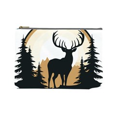 Deer Wildlife Nature Cosmetic Bag (large)