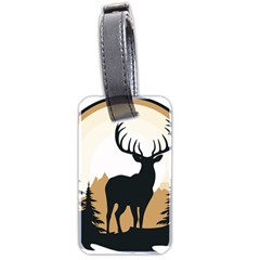 Deer Wildlife Nature Luggage Tag (two Sides)