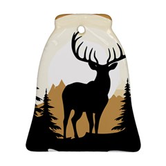 Deer Wildlife Nature Bell Ornament (two Sides)