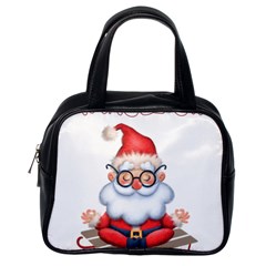 Santa Glasses Yoga Chill Vibe Classic Handbag (One Side)