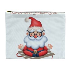 Santa Glasses Yoga Chill Vibe Cosmetic Bag (XL)