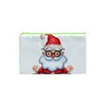 Santa Glasses Yoga Chill Vibe Cosmetic Bag (XS) Front