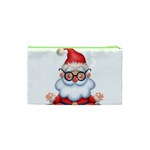 Santa Glasses Yoga Chill Vibe Cosmetic Bag (XS) Back