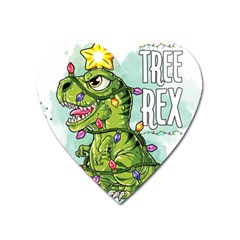 Dinosaur T-rex Dino Tyrannasaurus Heart Magnet