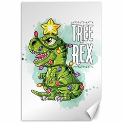 Dinosaur T-rex Dino Tyrannasaurus Canvas 24  x 36 