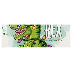 Dinosaur T-rex Dino Tyrannasaurus Banner and Sign 12  x 4 