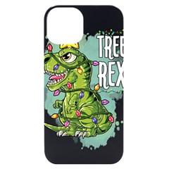 Dinosaur T-rex Dino Tyrannasaurus iPhone 14 Black UV Print Case