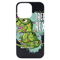 Dinosaur T-rex Dino Tyrannasaurus iPhone 14 Pro Max Black UV Print Case