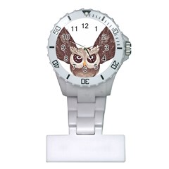 Owl Bird Feathers Plastic Nurses Watch