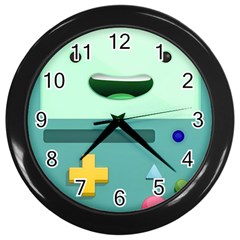 Bmo Adventure Time Wall Clock (black) by Bedest