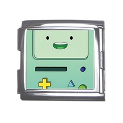 Adventure Time Bmo Beemo Green Mega Link Italian Charm (18mm) by Bedest