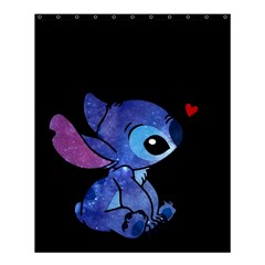Stitch Love Cartoon Cute Space Shower Curtain 60  X 72  (medium) 