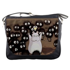 Cute Anime Scenery Artwork Fanart Messenger Bag by Bedest