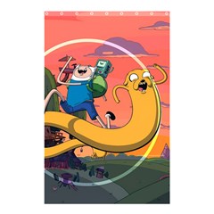 Finn And Jake Adventure Time Bmo Cartoon Shower Curtain 48  X 72  (small)  by Bedest