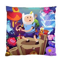 Cartoon Adventure Time Finn Princess Bubblegum Lumpy Space Standard Cushion Case (Two Sides)