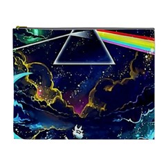 Trippy Kit Rick And Morty Galaxy Pink Floyd Cosmetic Bag (xl) by Bedest