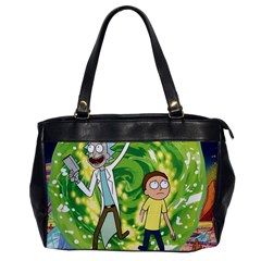 Rick And Morty Adventure Time Cartoon Oversize Office Handbag by Bedest