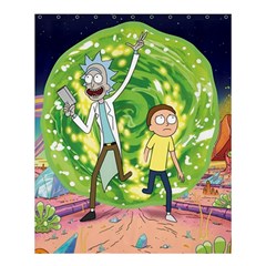 Rick And Morty Adventure Time Cartoon Shower Curtain 60  X 72  (medium)  by Bedest