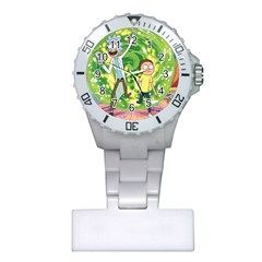 Rick And Morty Adventure Time Cartoon Plastic Nurses Watch by Bedest