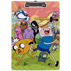 Adventure Time Finn  Jake A4 Acrylic Clipboard by Bedest