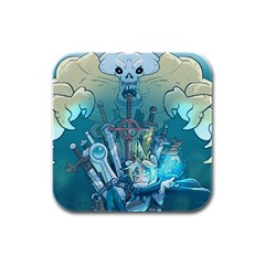 Adventure Time Lich Rubber Square Coaster (4 Pack) by Bedest