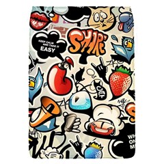 Comical Words Animals Comic Omics Crazy Graffiti Removable Flap Cover (s) by Bedest