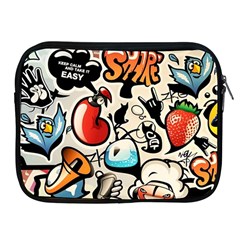 Art Book Gang Crazy Graffiti Supreme Work Apple Ipad 2/3/4 Zipper Cases by Bedest