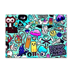 Graffiti Pop Art Crazy Retro Sticker A4 (100 Pack) by Bedest