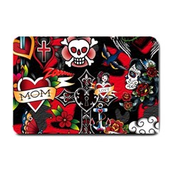 Graffiti Tatoo Skate Art Boom Small Doormat by Bedest