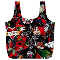 Graffiti Tatoo Skate Art Boom Full Print Recycle Bag (xxl) by Bedest