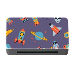 Space Seamless Patterns Memory Card Reader With Cf