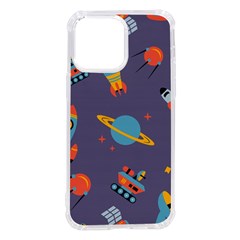 Space Seamless Patterns Iphone 14 Pro Max Tpu Uv Print Case by Hannah976