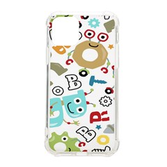 Seamless Pattern Vector With Funny Robots Cartoon Iphone 11 Pro 5 8 Inch Tpu Uv Print Case