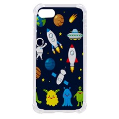 Big Set Cute Astronauts Space Planets Stars Aliens Rockets Ufo Constellations Satellite Moon Rover V Iphone Se by Hannah976