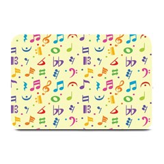 Seamless Pattern Musical Note Doodle Symbol Plate Mats