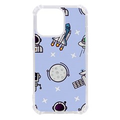 Seamless Pattern With Space Theme Iphone 13 Pro Tpu Uv Print Case by Hannah976