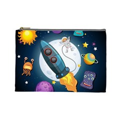 Spaceship Astronaut Space Cosmetic Bag (large) by Hannah976