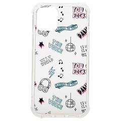 Music Themed Doodle Seamless Background Iphone 12 Mini Tpu Uv Print Case	