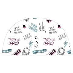 Music Themed Doodle Seamless Background Anti Scalding Pot Cap by Hannah976