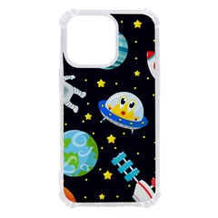 Space Seamless Pattern Illustration Iphone 13 Pro Tpu Uv Print Case by Hannah976