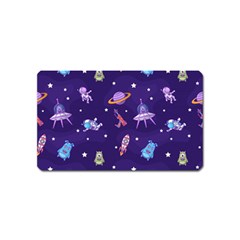 Space Seamless Pattern Magnet (name Card)