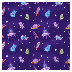 Space Seamless Pattern Lightweight Scarf 