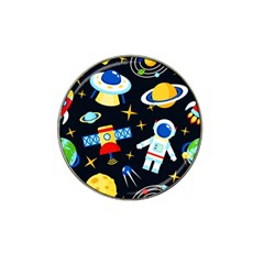 Space Seamless Pattern Cartoon Art Hat Clip Ball Marker