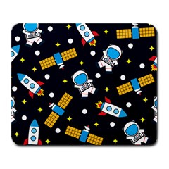 Seamless Adventure Space Vector Pattern Background Large Mousepad