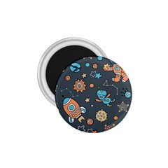 Space Seamless Pattern Art 1 75  Magnets